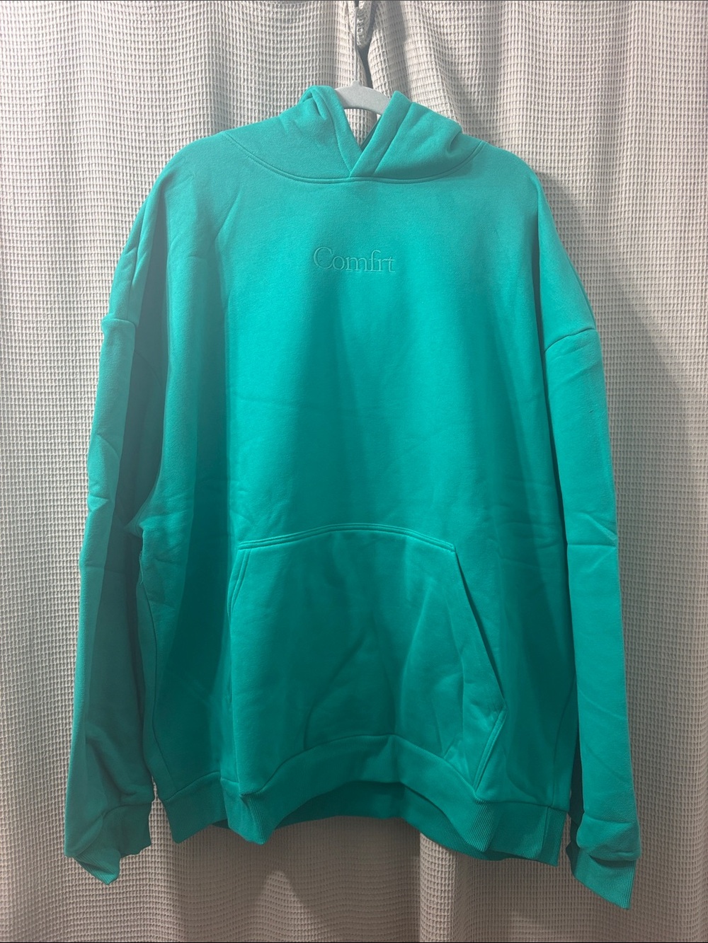 COMFRT Teal Men's Crewneck Hoodie Sweater